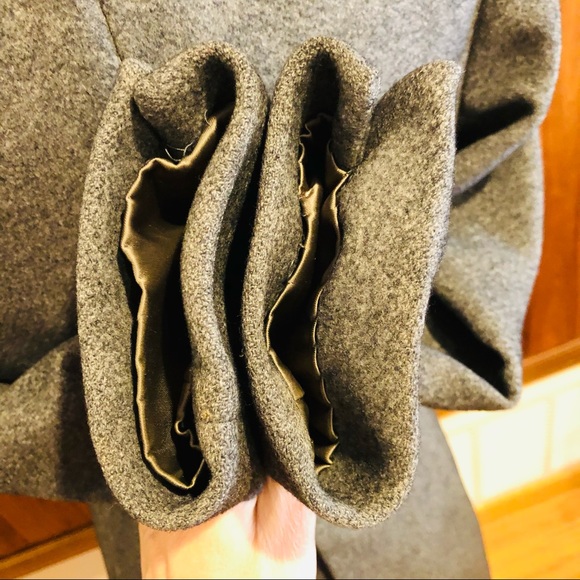 Vintage Regency Cashmere Gray Double Breasted Winter Coat size Small - Picture 6 of 8